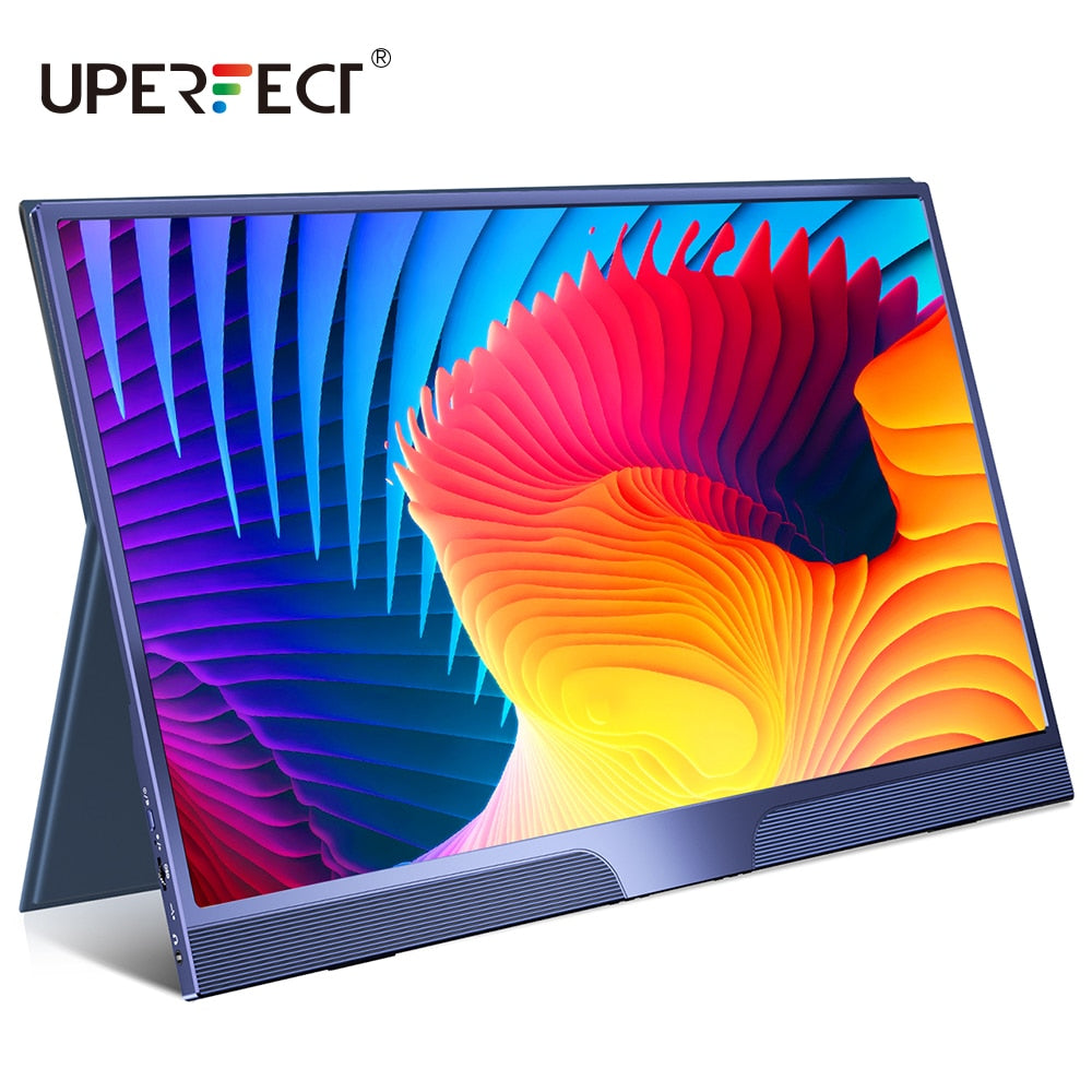 UPERFECT 15.6inch USB C HDMI 1920*1080P HDR Monitor With Ultra Thin Portable Screen Gaming Display For PS4 XBOX Switch Cellphone